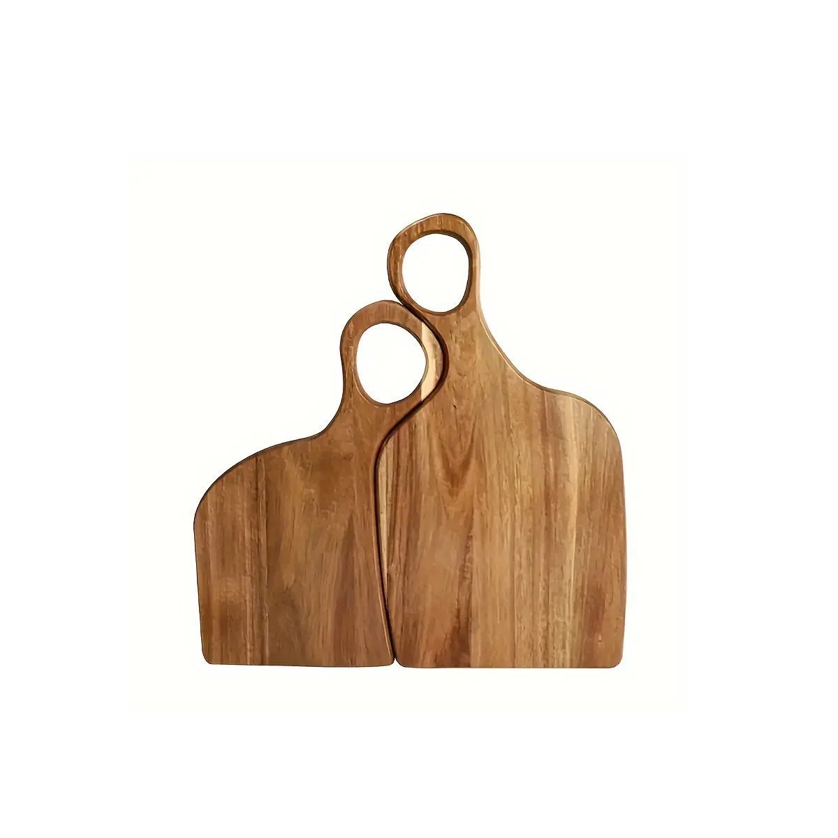 Walnut Wood Cutting Board Set for Couples, Perfect for Kitchen Decor