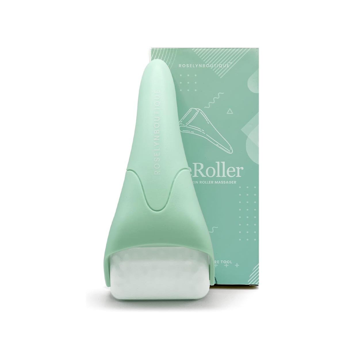 ROSELYNBOUTIQUE Cryotherapy Ice Roller for Face Wrinkles Fine Lines Puffiness Stick Massager Facial Skin Care Tools Self Care Gifts for Men Women (Green)