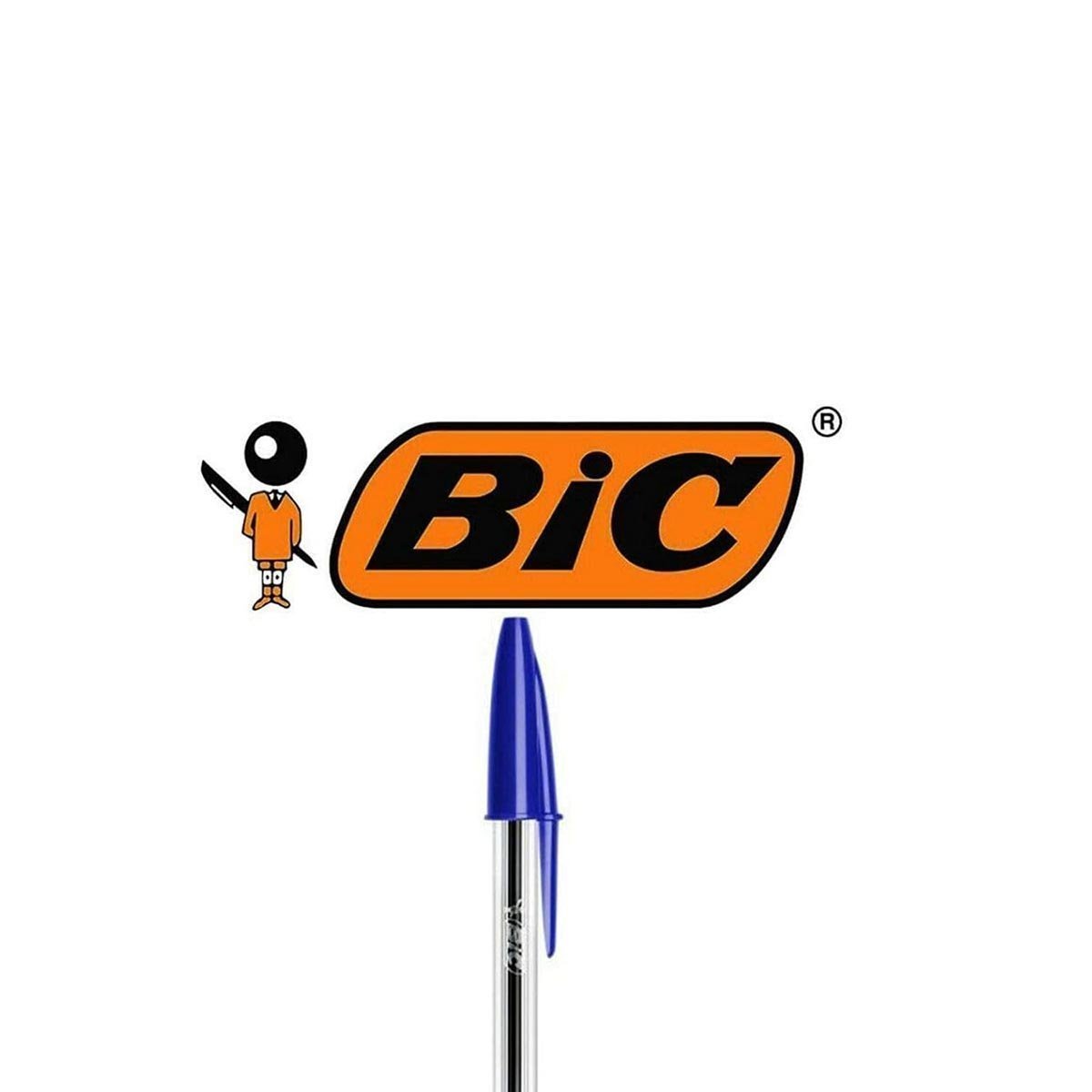 pens BIC Cristal ORIGINAL Medium Daily BALLPOINT Biros 1.0 mm, BLUE, 20 X - Image 2