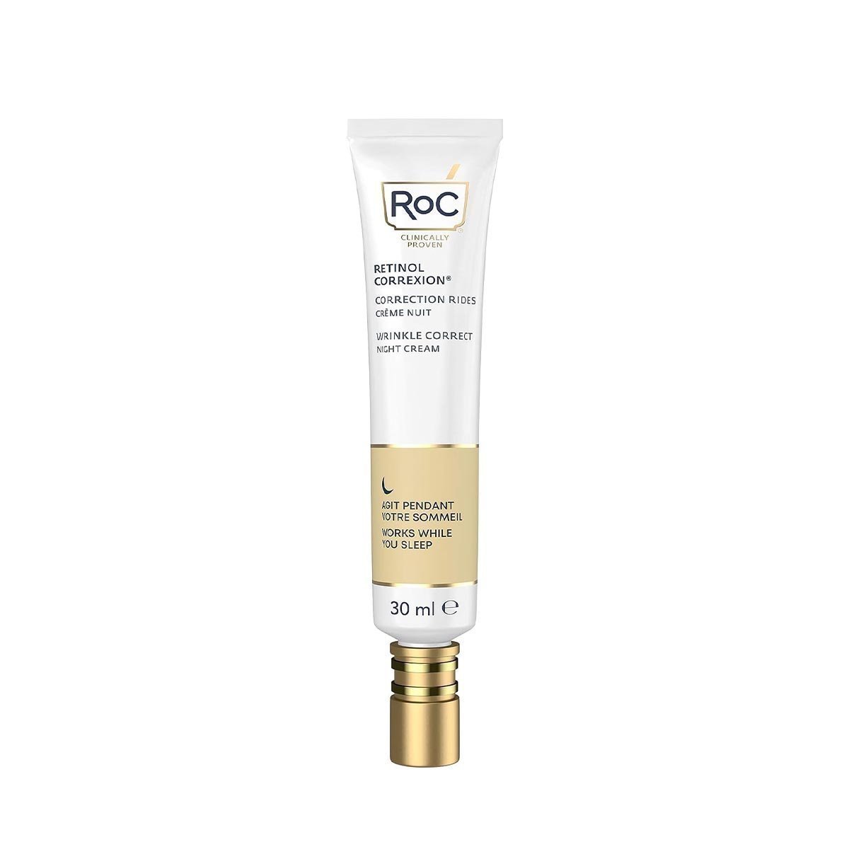 RoC - Retinol Correxion Wrinkle Correct Night Cream - Anti-Wrinkle & Aging Treatment - Radiant Skin Cream - Nighttime Skincare - 30 ml - Image 2
