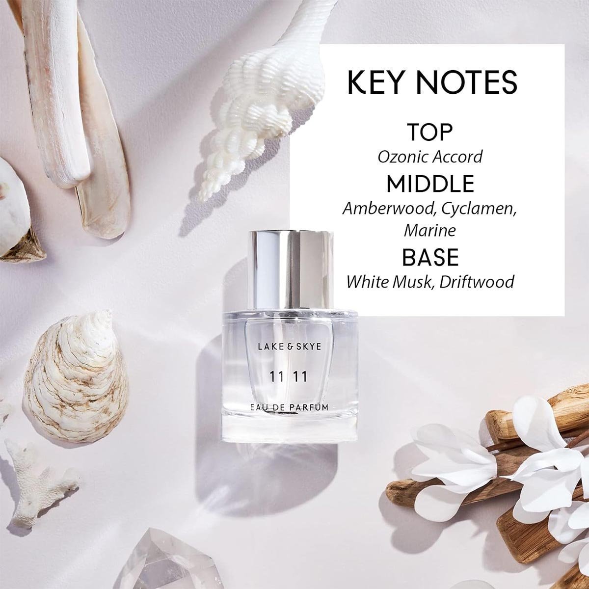 Lake & Skye 11 11 Eau De Parfum Spray - Unisex Perfume Fragrance Collection With A Musky Blend Of White Ambers. - 1.7 Oz 50 Ml - Image 3