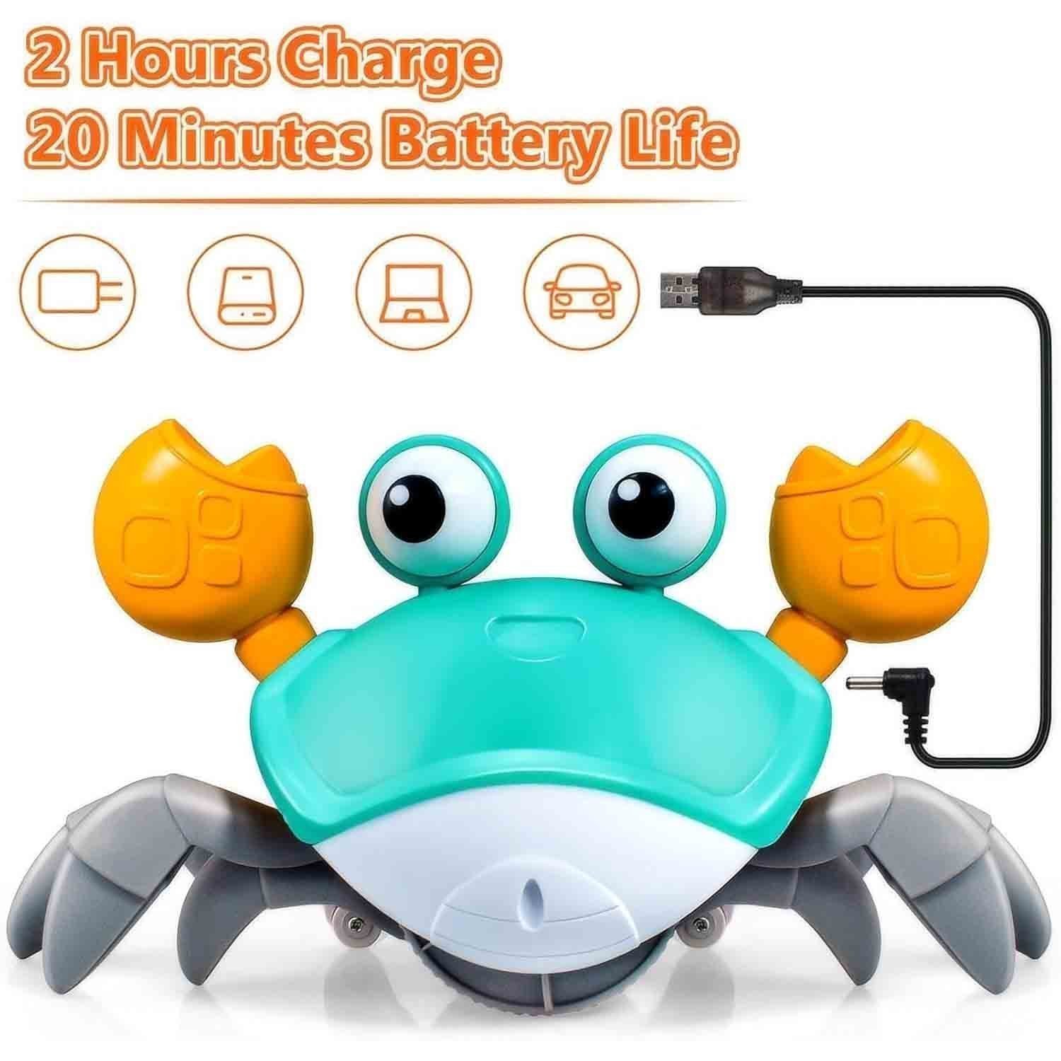 Crawling Crab Toy Crab Baby Toy 6-12 Month,Walking Dancing Crab Toy for 1-3 Year Old Boys Girls - Image 4