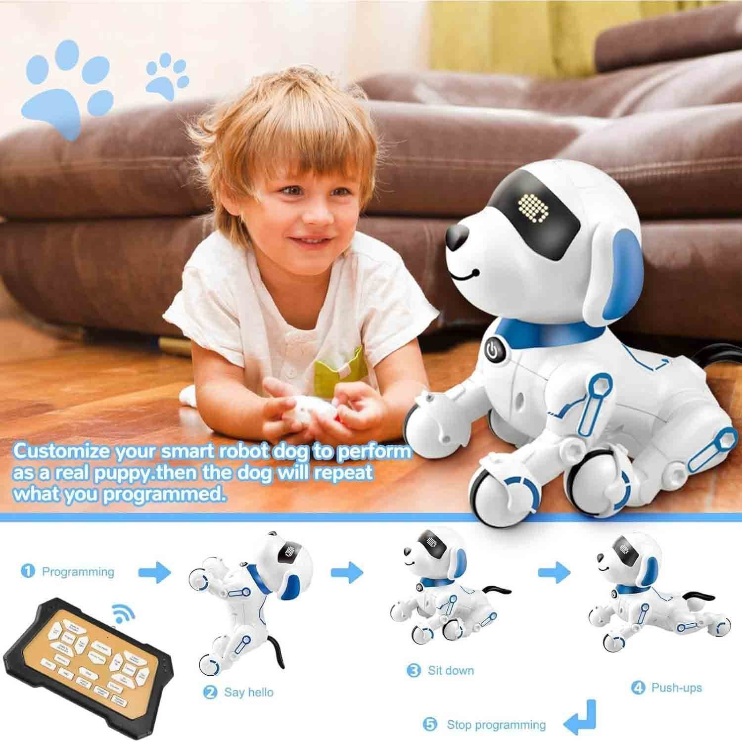 Britik Toys for 3-8 Year Old Boys Girls: Remote Control Robot Dog Toy Gifts for Kids Aged 3 4 5 6 7 8 9 10 Year Old Boys Girls - Image 4