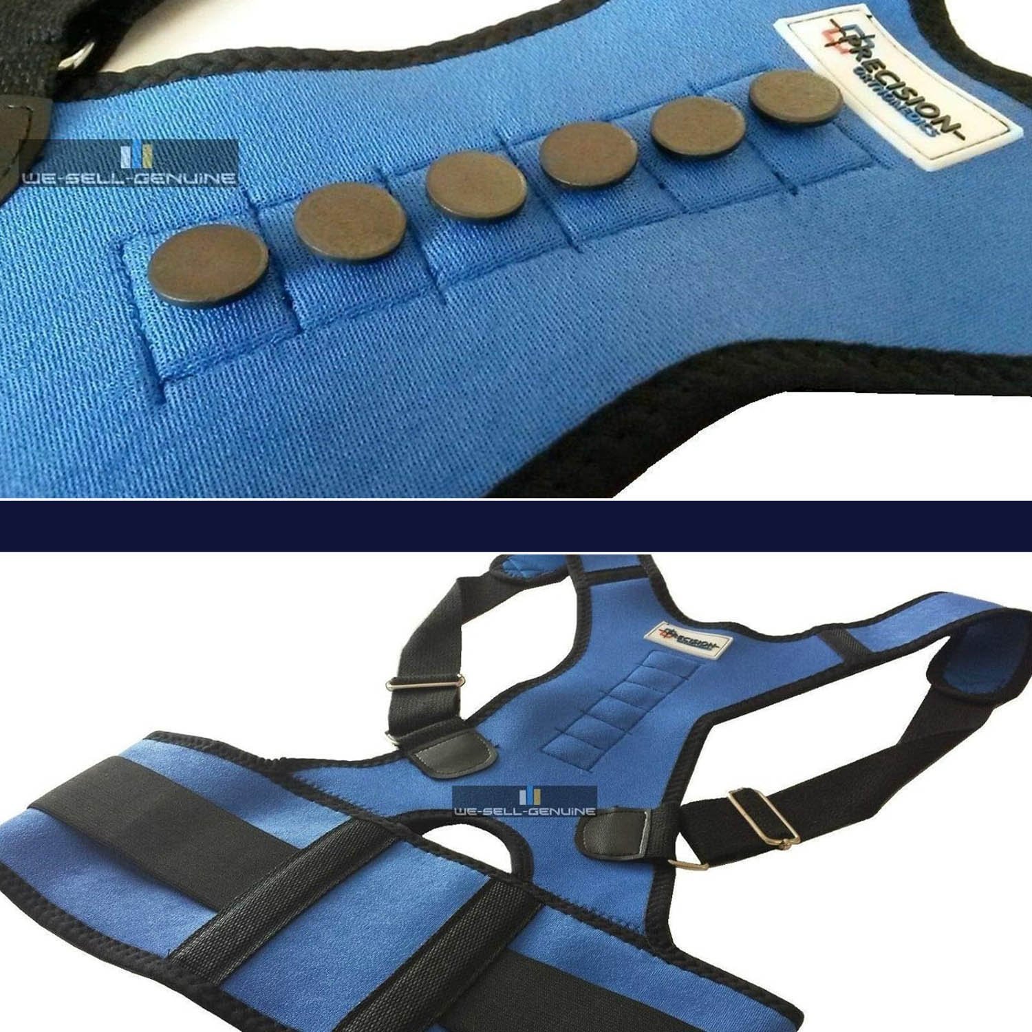 Precision Orthomedics Posture Corrector for Men Women – Neoprene Magnetic Posture Corrector with 12 Magnets for Bad Back Posture Support - Image 2
