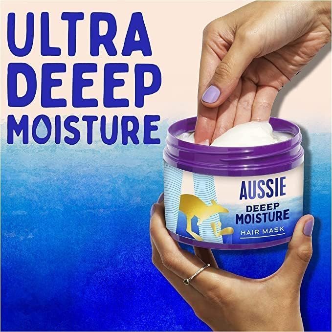 Aussie Deeep Moisture Hair Mask, Vegan Hair Treatment, 450ml - Image 2