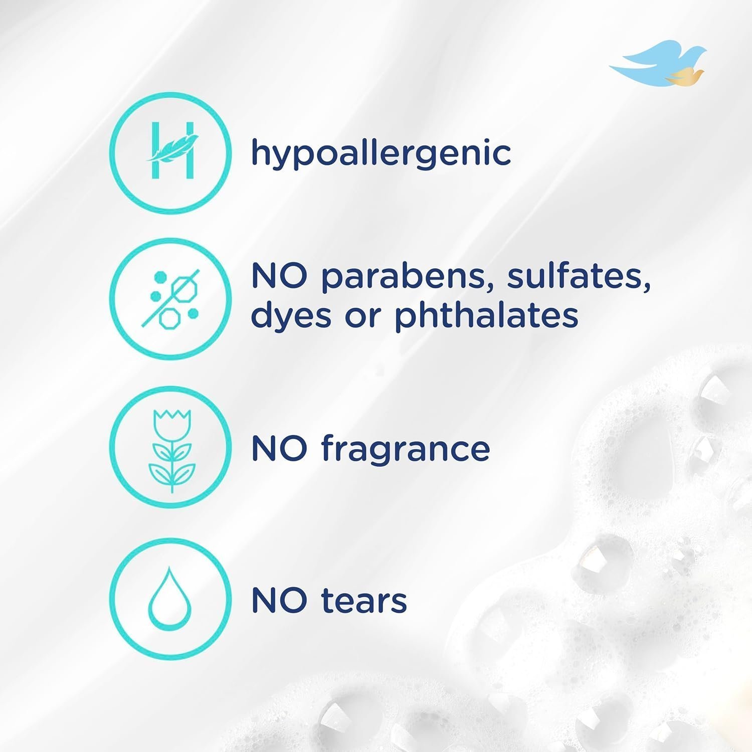 Baby Dove Head to Toe Wash - Gentle & Soothing Hair and Body Wash for Babies 200ml, Pack of 6 - Image 2