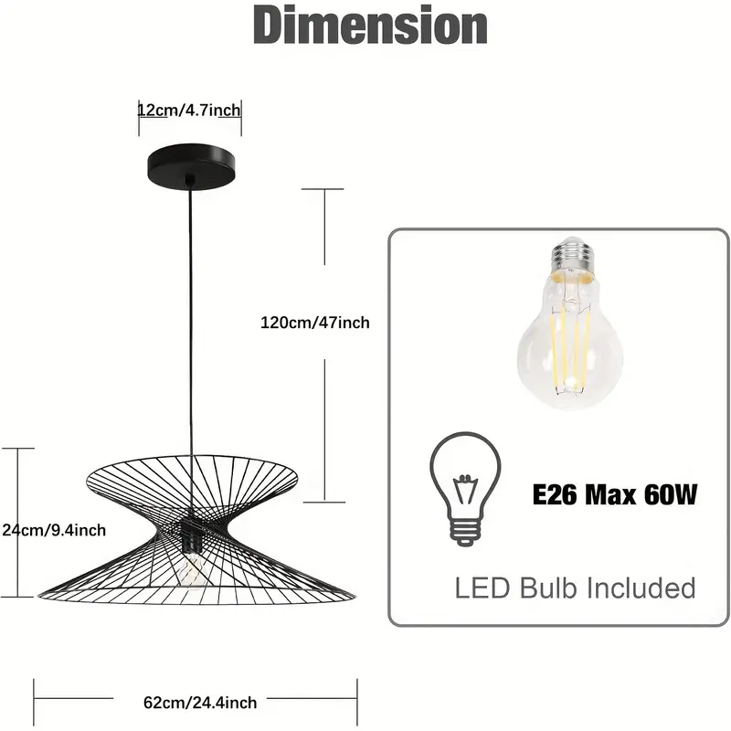 LUCKYERMORE Modern Black Flush Mount Ceiling Light Fixture, 7'' Length Cable For Dining Room, Bedroom, Hallway, Kitchen, Bar - Image 2