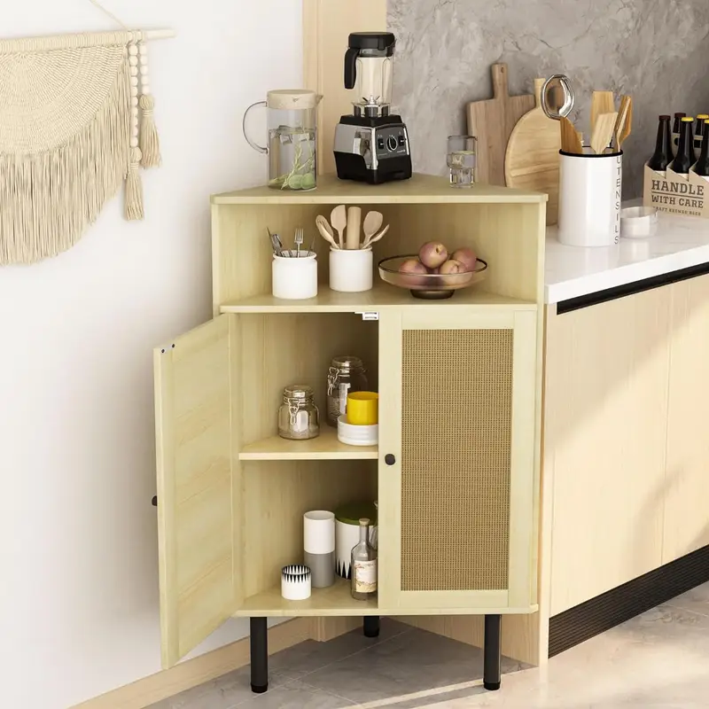 Lamerge Multi-Functional 4-Level Corner Cabinets - Image 3