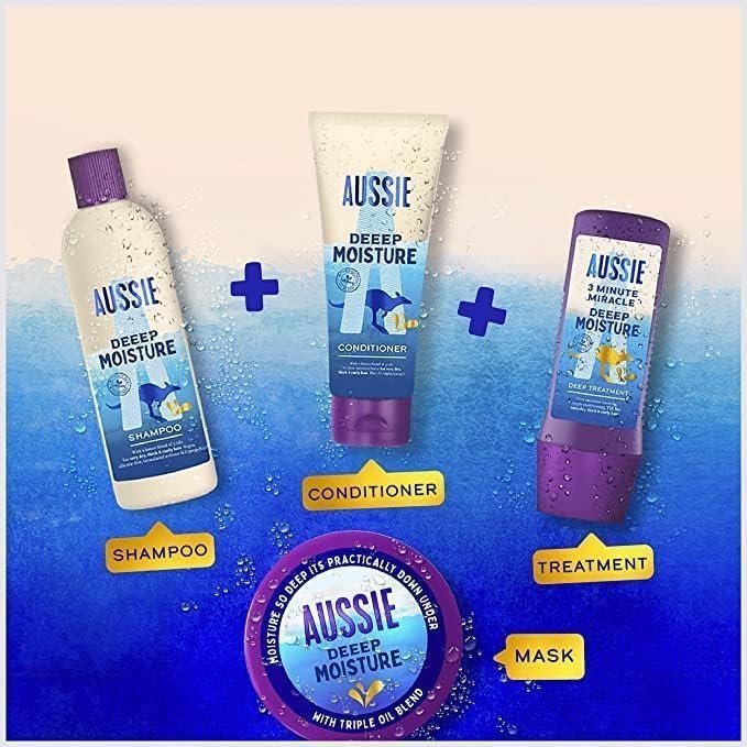 Aussie Deeep Moisture Hair Mask, Vegan Hair Treatment, 450ml - Image 3