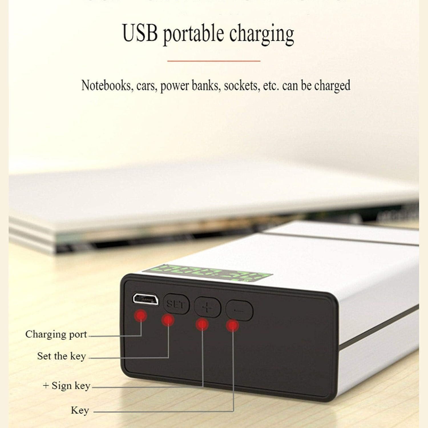 Smart Cigarette Case, Smoking Cessation Aid, Aluminum Alloy Timer and Lock Case, 20 Slim Cigarettes,Silver - Image 3