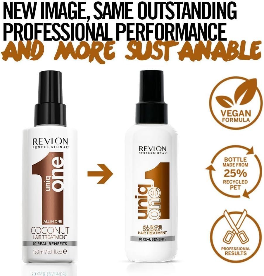 REVLON PROFESSIONAL Uniqone Coco Hair Treatment, Coconut Fragrance – 150 ml - Image 2