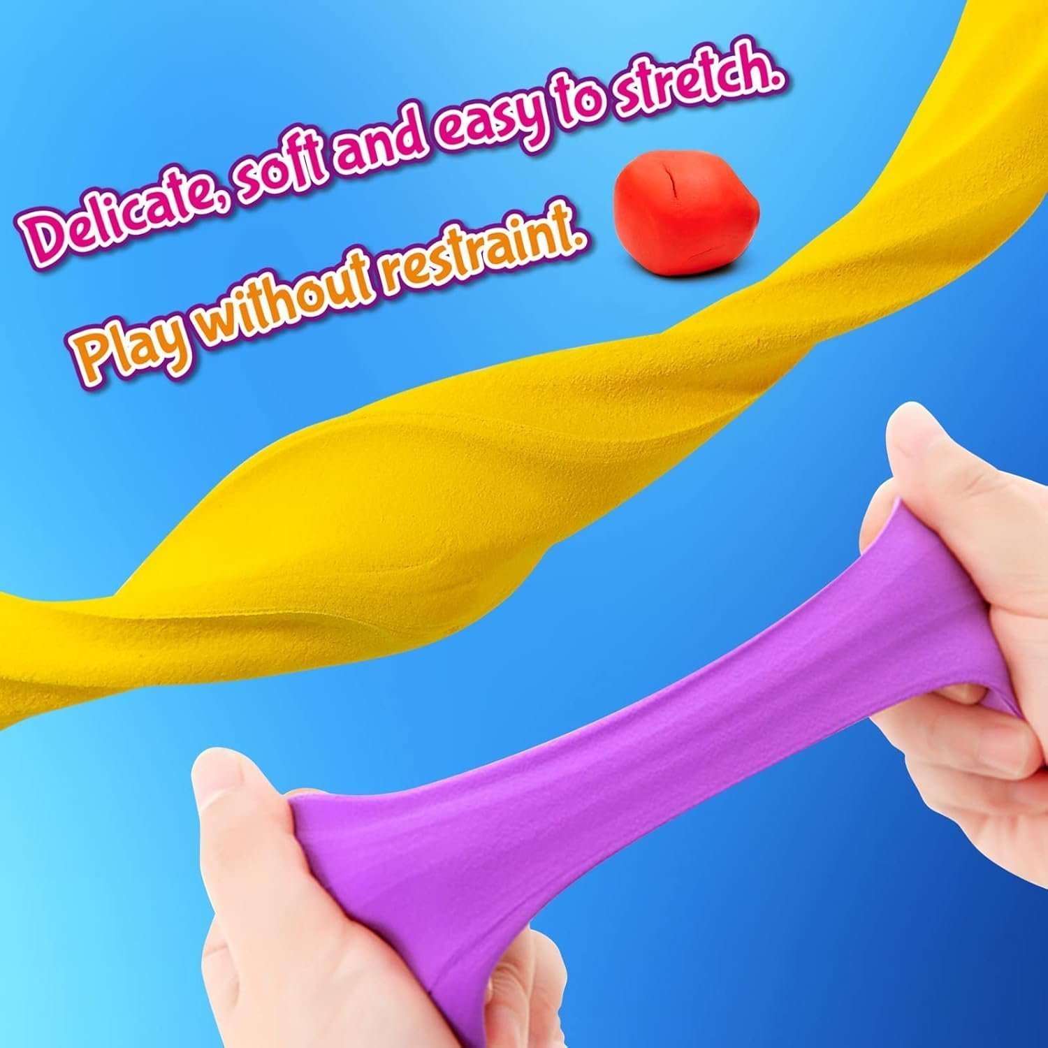 Air Dry Clay 27 Colors, Modelling Clay for Kids, DIY Molding Magic Clay for with Tools, Soft & Ultra Light, Toys Gifts for Age 3 4 5 6 7 8+ Years Old Boys Girls Kids - Image 5