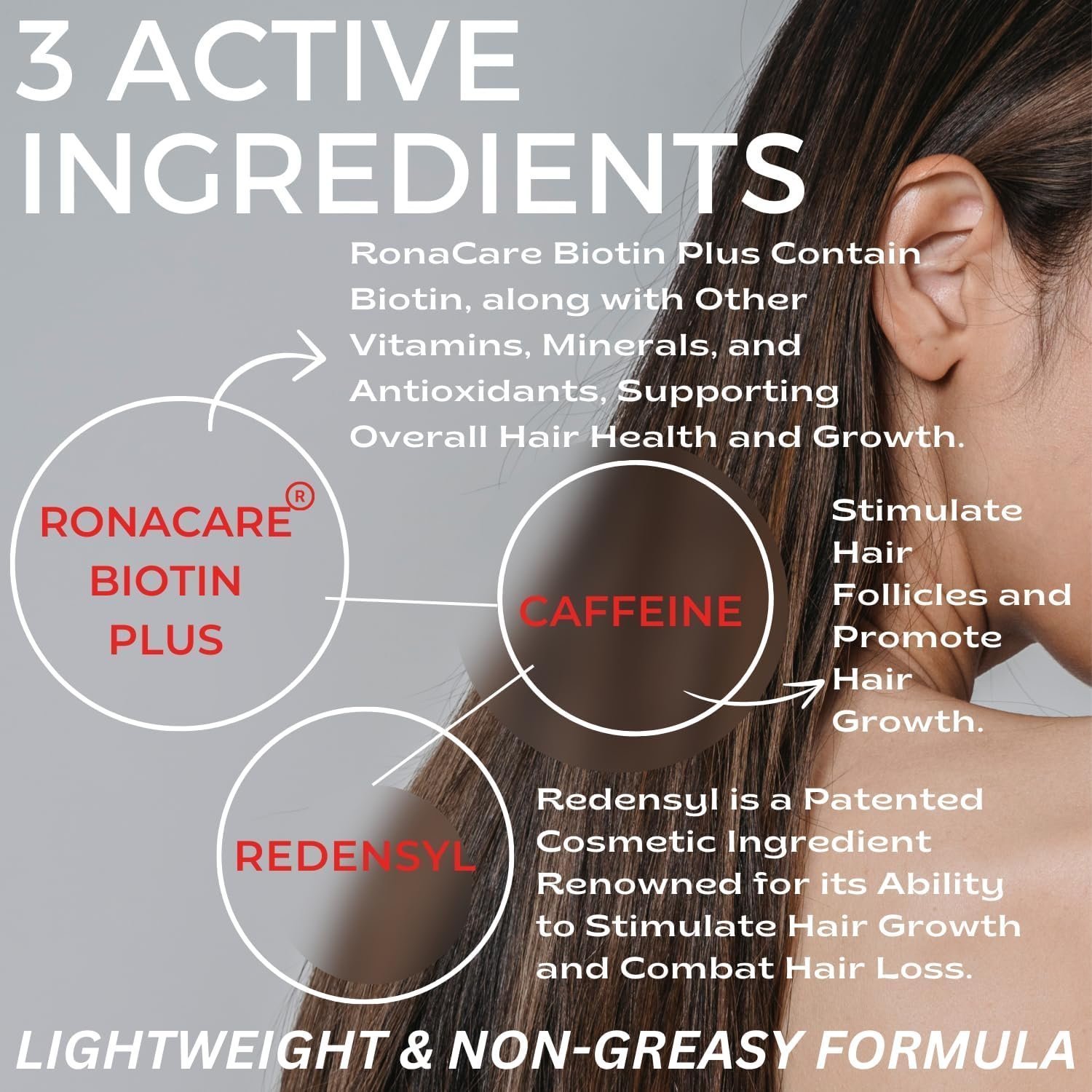 Hair Growth Serum 100% Natural Organic Hair, Hair Loss Treatment For Men,Women - Image 4