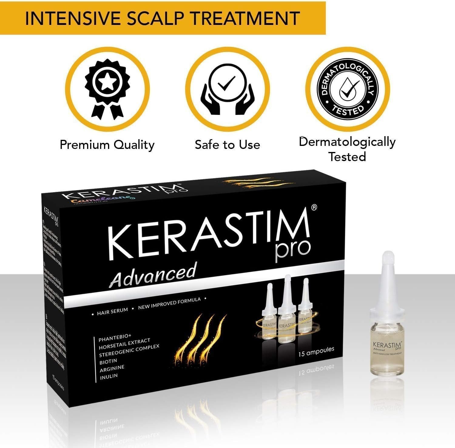 Hair Growth Serum, Leave-In Scalp Treatment, by Kerastim Pro - Image 2