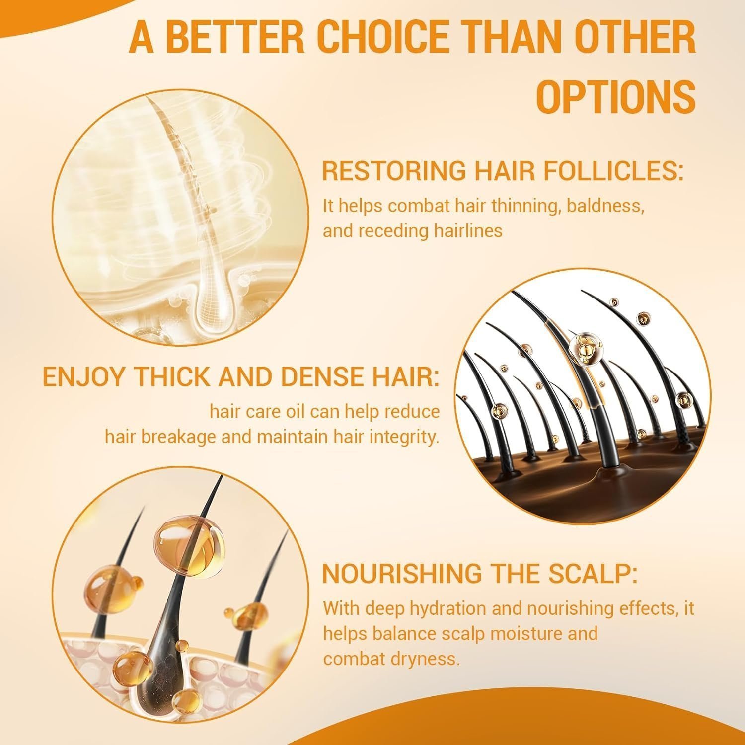 Ninnyi 2PCS 30ml Hair Growth Spray with Biotin, for Thicker Longer Stronger Hair - Image 3