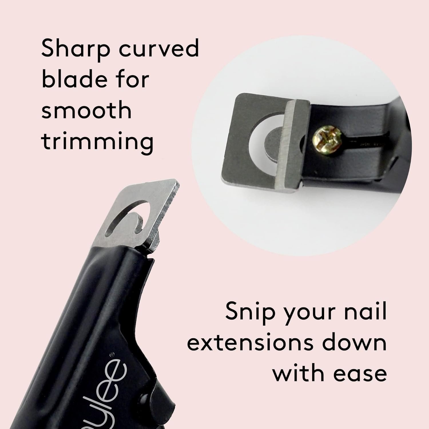 Mylee The Shortie Nail Extension Clipper - Precise & Durable Nail Tip Cutter, Manicure Tool for Perfect Prep, Professional Extension Clipper, for Acrylic Extensions, False Nails and Tips - Image 2