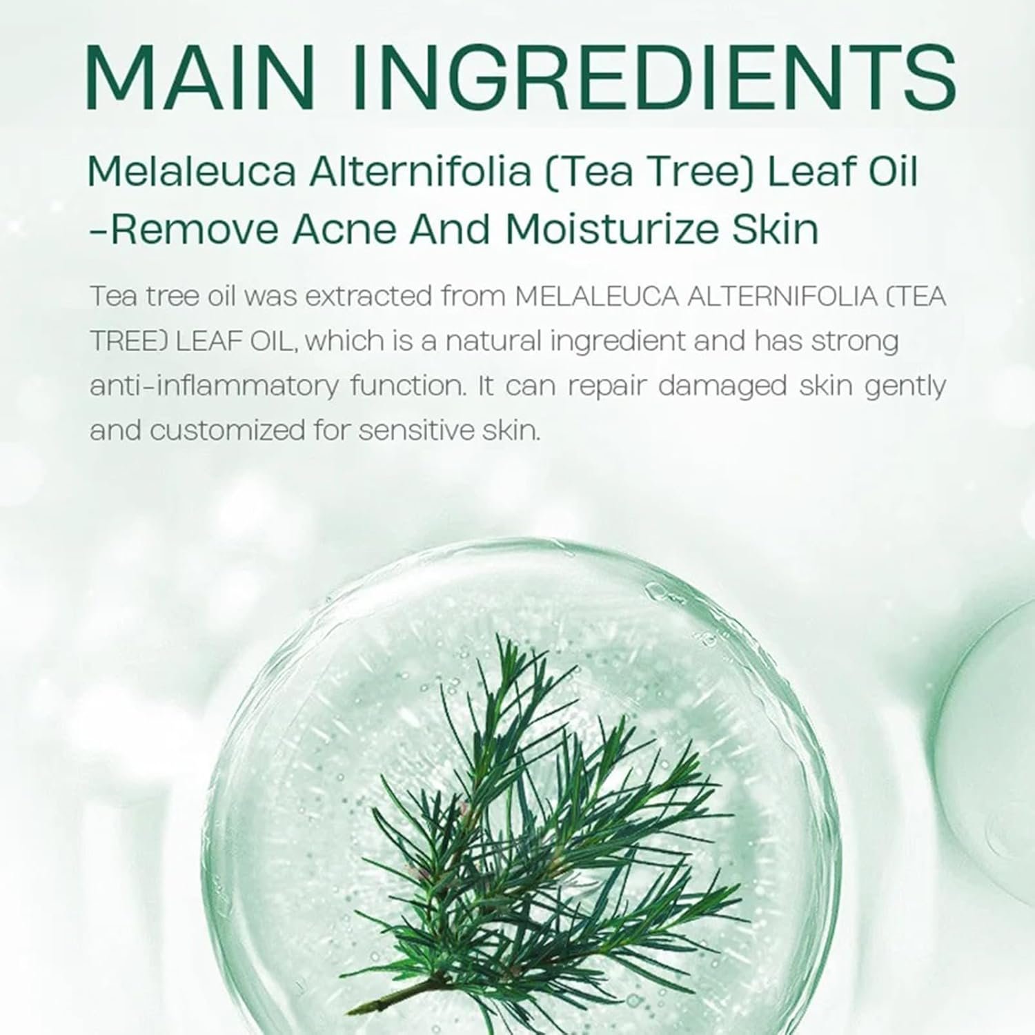 Anti Acne Face Cream, Tea Tree Face Ance Gel, Spot Cream for Acne Treatment and Spot Treatment Shrink Pores, Acne Scars Recovery - Image 4