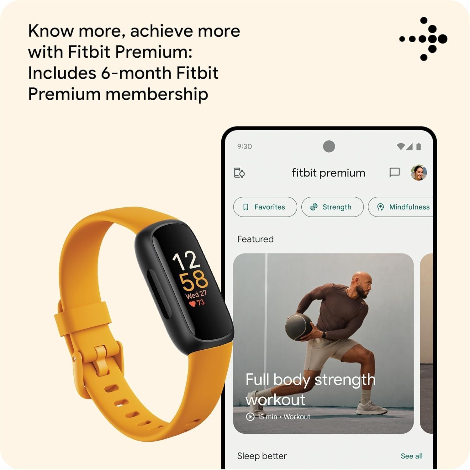 Google Fitbit Inspire 3 Activity Tracker with 6-months Premium Membership Included, up to 10 days battery life and Daily Readiness Score - Image 3