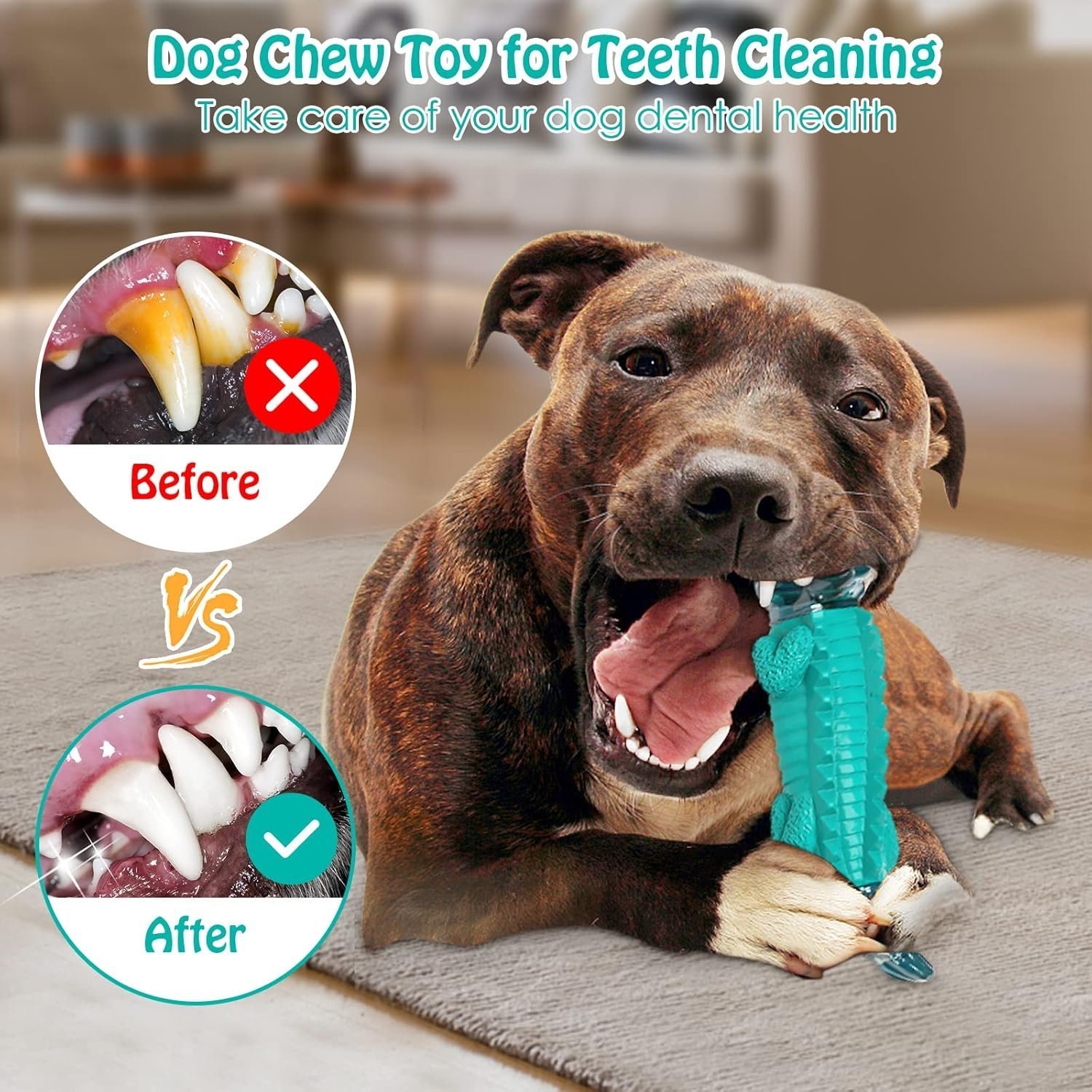 Aleath Indestructible Dog Chew Toys: Dog Toy for Large Medium Breed Dog - Dog Toys for Aggressive Chewers - Image 6