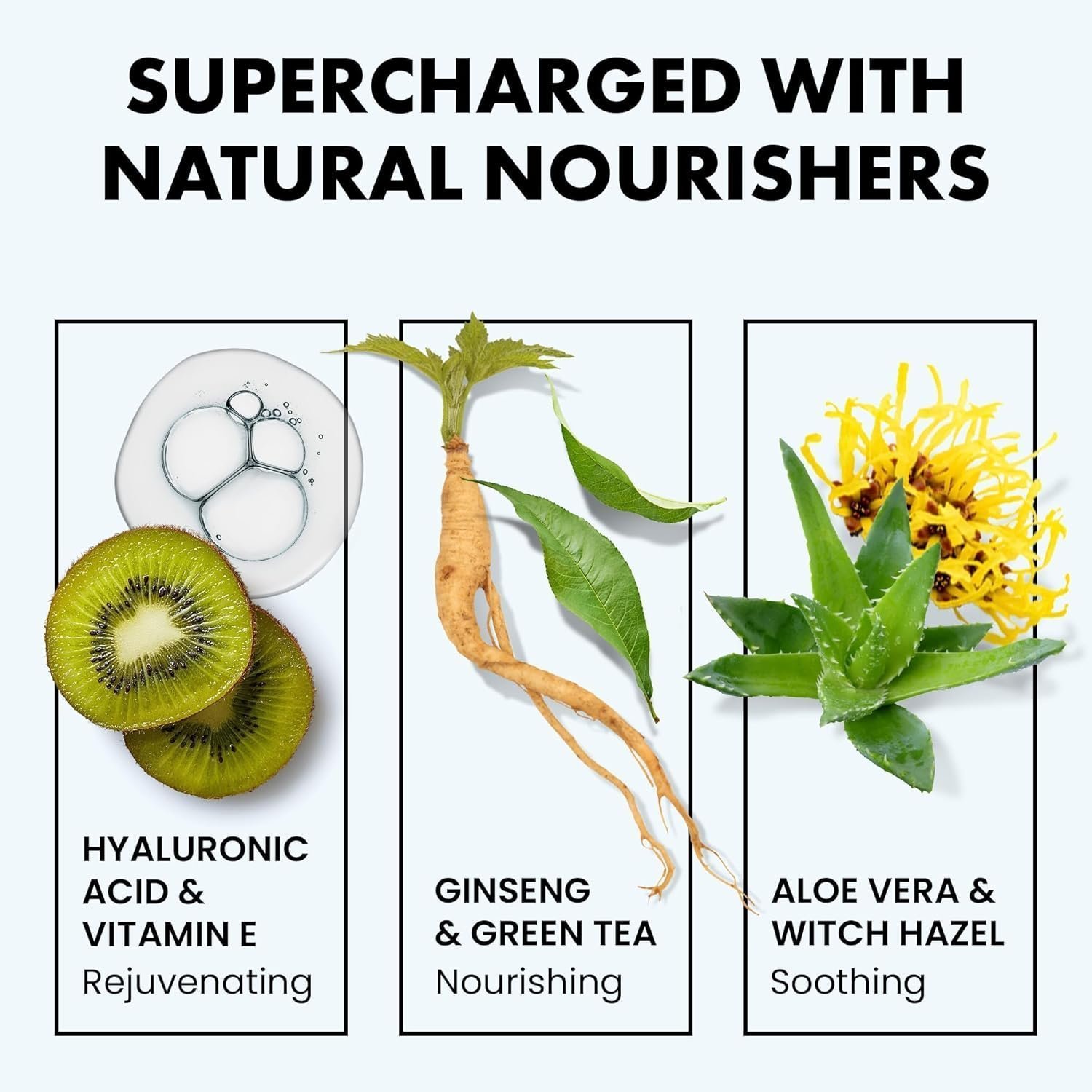 Hyaluronic Acid Serum for Face - 2.5% Hyaluronic Acid + 3% B5 with Vitamin C & E - Aloe Vera, Facial Serum for Anti Aging and Anti Wrinkle, - Image 2